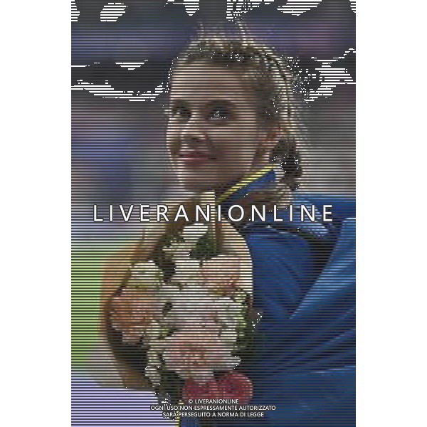 Olimpiadi Parigi 2024 - Atletica nella foto Yaroslava Mahuchikh (UKR) medaglia d\'oro Parigi (FRA) 04-08-2024 Stade de France Atletica Leggera Salto in alto femminile foto Roberto Garavaglia/Agenzia Aldo Liverani sas
