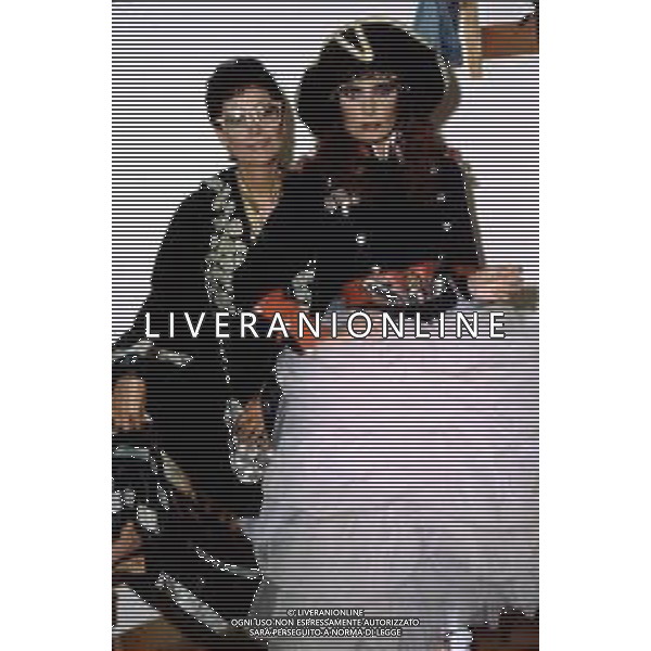 Nella foto BERTE\' LOREDANA con la sorella mia martini 1979 ph Archivio Giovanni Liverani/Ag Aldo Liverani s.a.s.