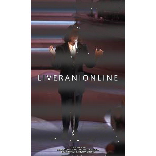 DIA- RETROSPETTIVA TOSCA, all\'anagrafe Tiziana Tosca Donati, CANTANTE NELLA FOTO AL FESTIVAL DI SANREMO NELL\'ANNO 1992 ©DFP/AGENZIA ALDO LIVERANI SAS