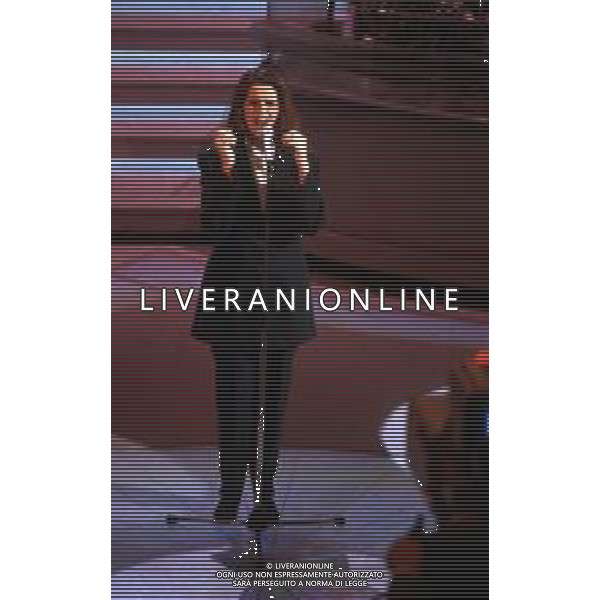 DIA- RETROSPETTIVA TOSCA, all\'anagrafe Tiziana Tosca Donati, CANTANTE NELLA FOTO AL FESTIVAL DI SANREMO NELL\'ANNO 1992 ©DFP/AGENZIA ALDO LIVERANI SAS