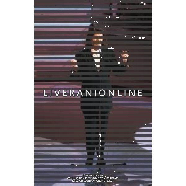 DIA- RETROSPETTIVA TOSCA, all\'anagrafe Tiziana Tosca Donati, CANTANTE NELLA FOTO AL FESTIVAL DI SANREMO NELL\'ANNO 1992 ©DIM Studio/AGENZIA ALDO LIVERANI SAS