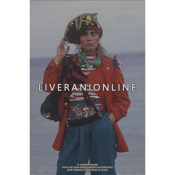 DIAP-RETROSPETTIVA LOREDANA BERTE\' CANTANTE NELLA FOTO LOREDANA BERTE\' NELL\'ANNO 1981 AG ALDO LIVERANI SAS