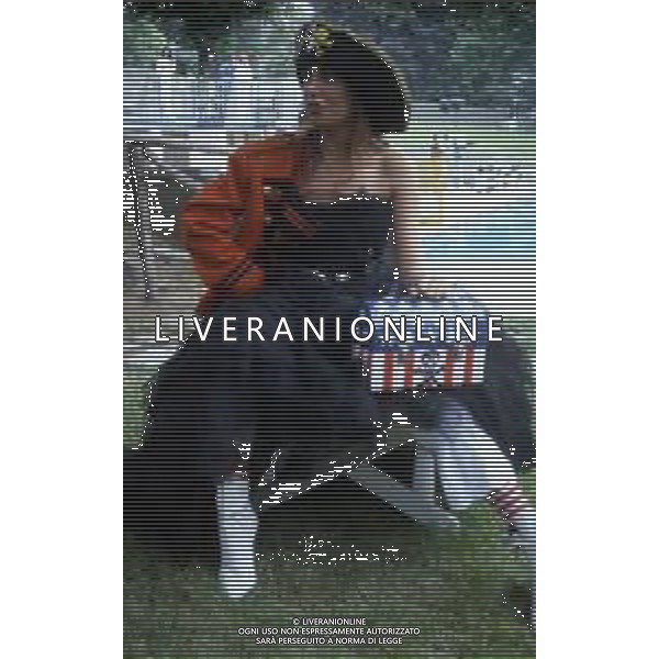 DIAP-RETROSPETTIVA LOREDANA BERTE\' CANTANTE NELLA FOTO LOREDANA BERTE\' NELL\'ANNO 1981 AG ALDO LIVERANI SAS