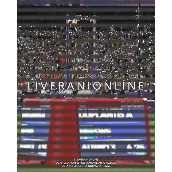 Olimpiadi Parigi 2024 - Atletica nella foto Armand Duplantis (SVE) medaglia d\'oro e record del mondo Parigi (FRA) 05-08-2024 Stade de France Atletica Leggera Salto con l\'asta maschile foto Roberto Garavaglia/Agenzia Aldo Liverani sas