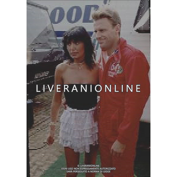 Nella foto BERTE\' LOREDANA con bjorn borg 1988 ph Archivio Giovanni Liverani/Ag Aldo Liverani s.a.s.