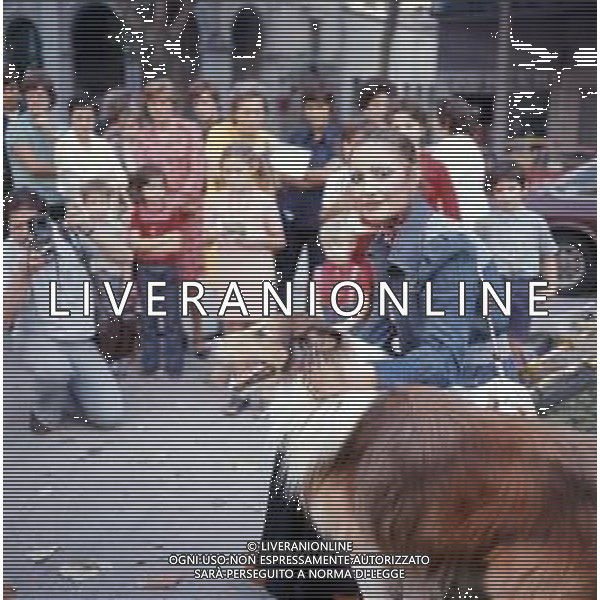 COL- RETROSPETTIVA MIA MARTINI CANTANTE NELLA FOTO MIA MARTINI A VENEZIA NELL\'ANNO 1973 AG ALDO LIVERANI SAS
