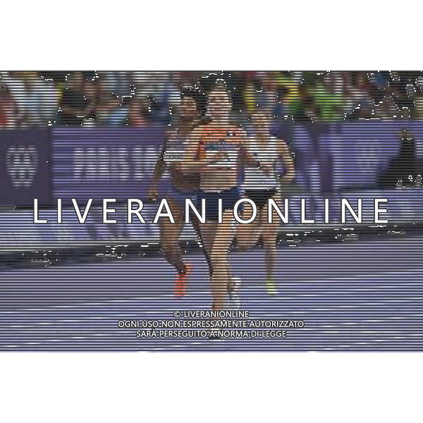 Olimpiadi Parigi 2024 - Atletica nella foto Femke Bol (NED) vince la sua semifinale Parigi (FRA) 06-08-2024 Stade de France Atletica Leggera Semifinale 400m ostacoli femminili foto Roberto Garavaglia/Agenzia Aldo Liverani sas