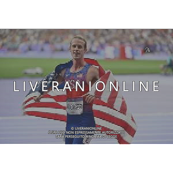 Olimpiadi Parigi 2024 - Atletica nella foto Cole Hocker (USA) medaglia d\'oro Parigi (FRA) 06-08-2024 Stade de France Atletica Leggera Finale 1.500m maschili foto Roberto Garavaglia/Agenzia Aldo Liverani sas