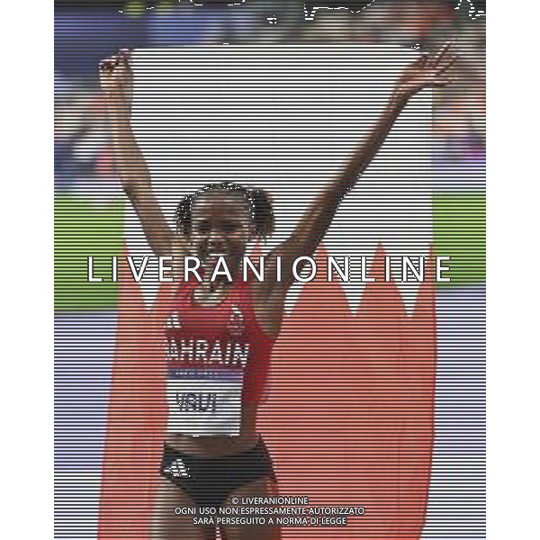 Olimpiadi Parigi 2024 - Atletica nella foto Winfred Yavi (BRN) medaglia d\'oro Parigi (FRA) 06-08-2024 Stade de France Atletica Leggera Finale 3.000m siepi femminili foto Roberto Garavaglia/Agenzia Aldo Liverani sas