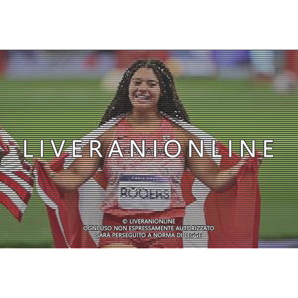 Olimpiadi Parigi 2024 - Atletica nella foto Carmyn Rogers (CAN) medaglia d\'oro Parigi (FRA) 06-08-2024 Stade de France Atletica Leggera Lancio del martello femminile foto Roberto Garavaglia/Agenzia Aldo Liverani sas