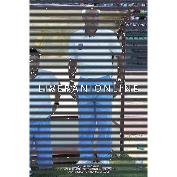 28 AGOSTO 2005 - ACIREALE-CAMPIONATO DI SERIE C ACIREALE-NAPOLI NELLA FOTO EDOARDO REJA ALLENATORE NAPOLI CALCIO FOTO MOSCA- AG LIVERANI