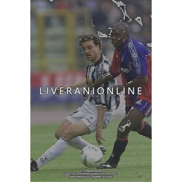 06-05-2001 BOLOGNA-CAMPIONATO DI CALCIO SERIE A BOLOGNA -UDINESE 1-1 NELLA FOTO PIERRE WOME AG ALDO LIVERANI SAS