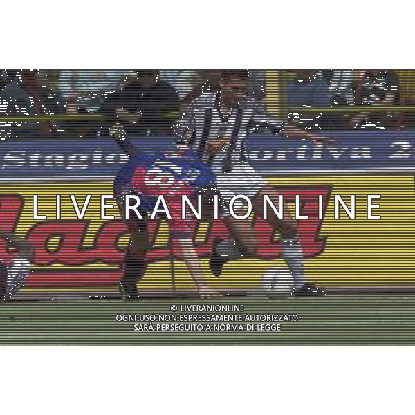 06-05-2001 BOLOGNA-CAMPIONATO DI CALCIO SERIE A BOLOGNA -UDINESE 1-1 NELLA FOTO ALBERTO AG ALDO LIVERANI SAS