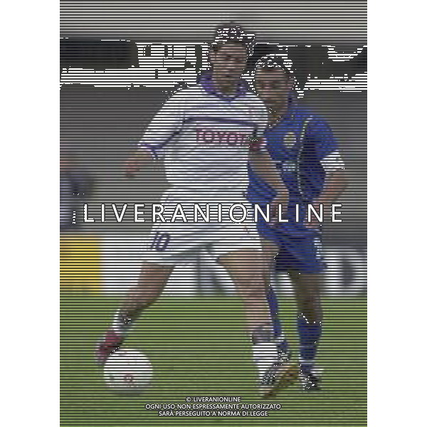 06-05-2001-VERONA-CAMPIONATO DI CALCIO SERIE A VERONA-FIORENTINA NELLA FOTO MANUEL RUI COSTA AG ALDO LIVERANI SAS