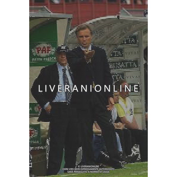 06-05-2001 VICENZA-CAMPIONATO DI CALCIO SERIE A VICENZA-REGGINA 2-1 NELLA FOTO FRANCO COLOMBA ALLENATORE REGGINA CALCIO AG ALDO LIVERANI SAS