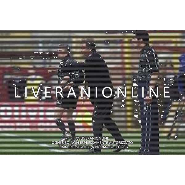 06-05-2001 VICENZA-CAMPIONATO DI CALCIO SERIE A VICENZA-REGGINA 2-1 NELLA FOTO FRANCO COLOMBA ALLENATORE REGGINA CALCIO AG ALDO LIVERANI SAS