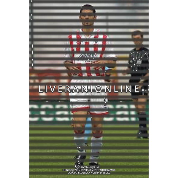 06-05-2001 VICENZA-CAMPIONATO DI CALCIO SERIE A VICENZA-REGGINA 2-1 NELLA FOTO GIACOMO DICARA AG ALDO LIVERANI SAS