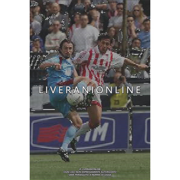 06-05-2001 VICENZA-CAMPIONATO DI CALCIO SERIE A VICENZA-REGGINA 2-1 NELLA FOTO DAVIDE DIONIGI E MARCO ZANCHI AG ALDO LIVERANI SAS