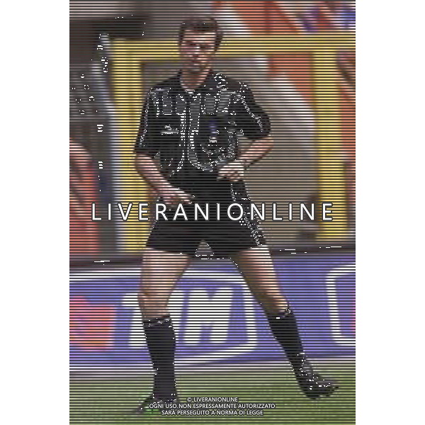 06-05-2001 VICENZA-CAMPIONATO DI CALCIO SERIE A VICENZA-REGGINA 2-1 NELLA FOTO ARBITRO STEFANO FARINA AG ALDO LIVERANI SAS