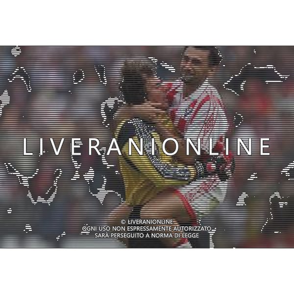 06-05-2001 VICENZA-CAMPIONATO DI CALCIO SERIE A VICENZA-REGGINA 2-1 NELLA FOTO GIORGIO STERCHELE E ANTONINO BRERNARDINI AG ALDO LIVERANI SAS
