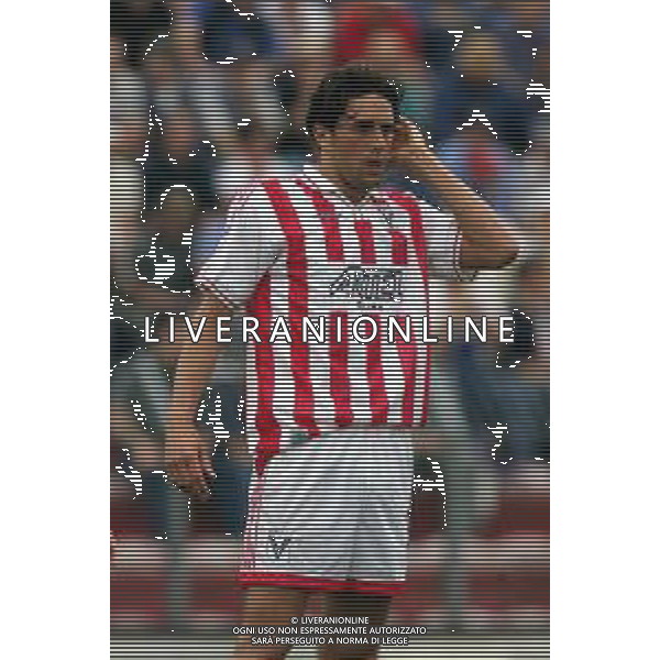 06-05-2001 VICENZA-CAMPIONATO DI CALCIO SERIE A VICENZA-REGGINA 2-1 NELLA FOTO LUCA TONI AG ALDO LIVERANI SAS