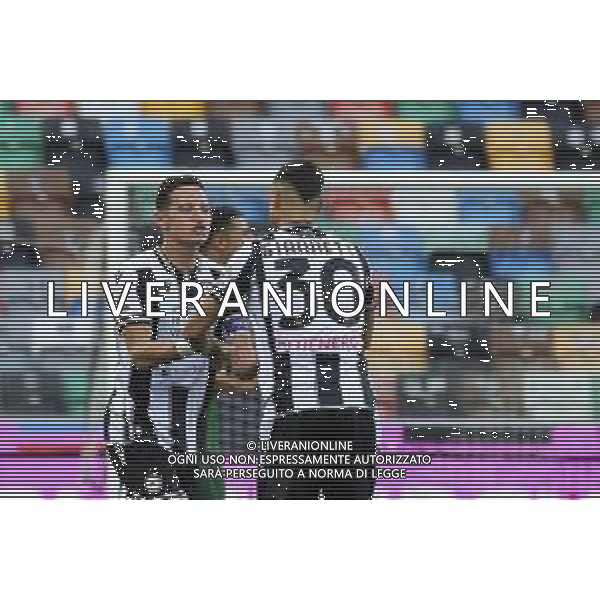 UDINESE - AVELLINO 32esimi COPPA ITALIA FRECCIAROSSA 09.08.2024 NELLA FOTO ESULTANZA DOPO IL GOL DI THAUVIN FLORIAN ©P.G./AGENZIA ALDO LIVERANI SAS