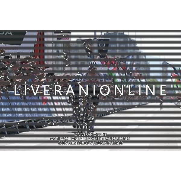 10-08-2024 Clasica San Sebastian; 2024, Uae Team Emirates; 2024, Soudal - Quick Step; Hirschi, Marc; Alaphilippe, Julian; San Sebastian; ©SIROTTI/AGENZIA ALDO LIVERANI SAS