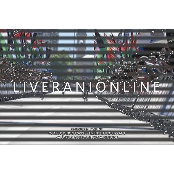 10-08-2024 Clasica San Sebastian; 2024, Uae Team Emirates; 2024, Soudal - Quick Step; Hirschi, Marc; Alaphilippe, Julian; San Sebastian; ©SIROTTI/AGENZIA ALDO LIVERANI SAS