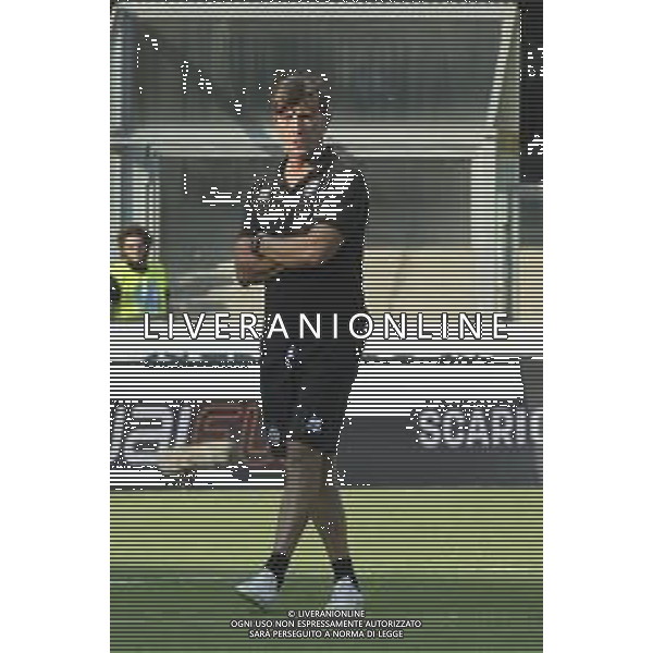 Michele Mignani Head Coach of Cesena FC during Hellas Verona FC vs Cesena FC, round of 32° Coppa Italia Frecciarossa 2024-25, at MarcAntonio Bentegodi stadium in Verona (VR), Italy, on August 10, 2024. (Photo by Davide Casentini)/AGENZIA ALDO LIVERANI SAS