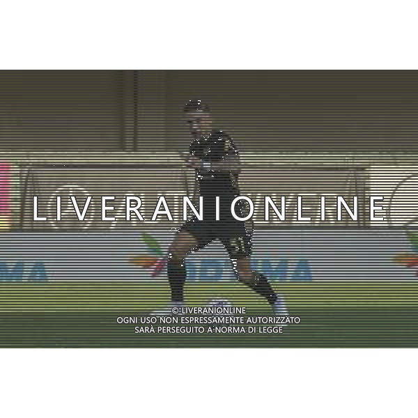 Tomas Suslov of Hellas Verona FC play the ball during Hellas Verona FC vs Cesena FC, round of 32° Coppa Italia Frecciarossa 2024-25, at MarcAntonio Bentegodi stadium in Verona (VR), Italy, on August 10, 2024. (Photo by Davide Casentini)/AGENZIA ALDO LIVERANI SAS