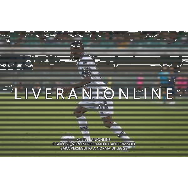 Augustus Kargbo of Cesena FC play the ball during Hellas Verona FC vs Cesena FC, round of 32° Coppa Italia Frecciarossa 2024-25, at MarcAntonio Bentegodi stadium in Verona (VR), Italy, on August 10, 2024. (Photo by Davide Casentini)/AGENZIA ALDO LIVERANI SAS