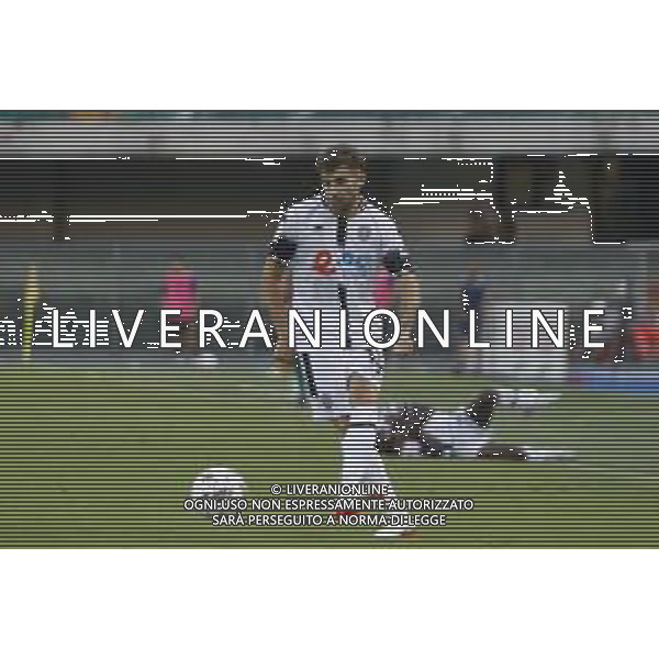 Raffaele Celia of Cesena FC during Hellas Verona FC vs Cesena FC, round of 32° Coppa Italia Frecciarossa 2024-25, at MarcAntonio Bentegodi stadium in Verona (VR), Italy, on August 10, 2024. (Photo by Davide Casentini)/AGENZIA ALDO LIVERANI SAS
