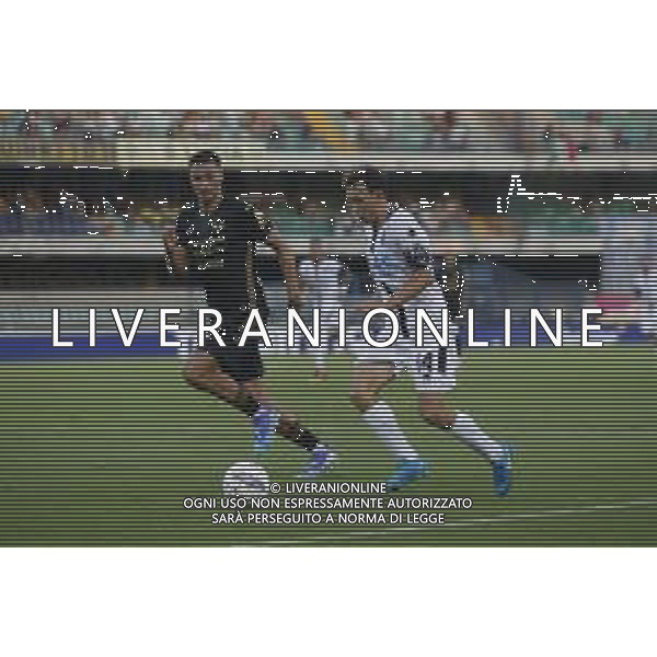 during Hellas Verona FC vs Cesena FC, round of 32° Coppa Italia Frecciarossa 2024-25, at MarcAntonio Bentegodi stadium in Verona (VR), Italy, on August 10, 2024. (Photo by Davide Casentini)/AGENZIA ALDO LIVERANI SAS
