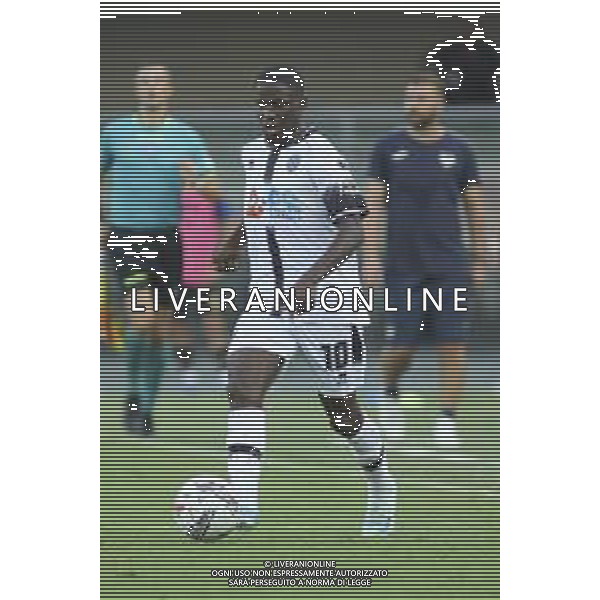 Augustus Kargbo of Cesena FC play the ball during Hellas Verona FC vs Cesena FC, round of 32° Coppa Italia Frecciarossa 2024-25, at MarcAntonio Bentegodi stadium in Verona (VR), Italy, on August 10, 2024. (Photo by Davide Casentini)/AGENZIA ALDO LIVERANI SAS