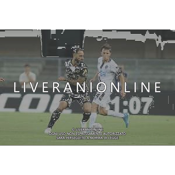 Grigoris Kastanos of Hellas Verona FC play the ball during Hellas Verona FC vs Cesena FC, round of 32° Coppa Italia Frecciarossa 2024-25, at MarcAntonio Bentegodi stadium in Verona (VR), Italy, on August 10, 2024. (Photo by Davide Casentini)/AGENZIA ALDO LIVERANI SAS