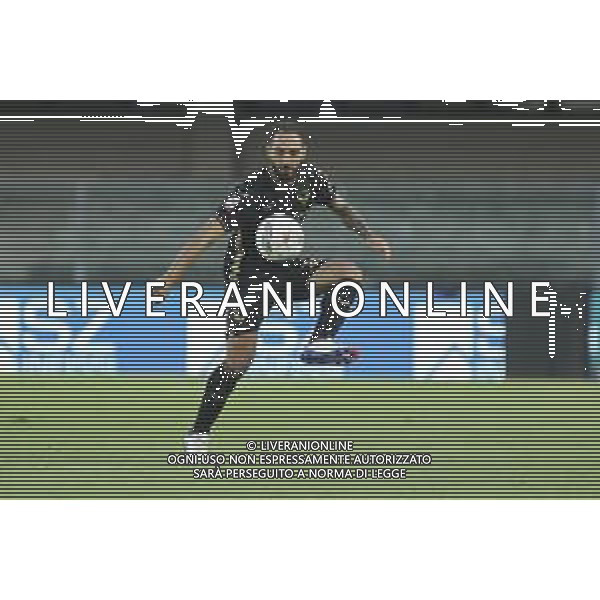 Grigoris Kastanos of Hellas Verona FC play the ball during Hellas Verona FC vs Cesena FC, round of 32° Coppa Italia Frecciarossa 2024-25, at MarcAntonio Bentegodi stadium in Verona (VR), Italy, on August 10, 2024. (Photo by Davide Casentini)/AGENZIA ALDO LIVERANI SAS