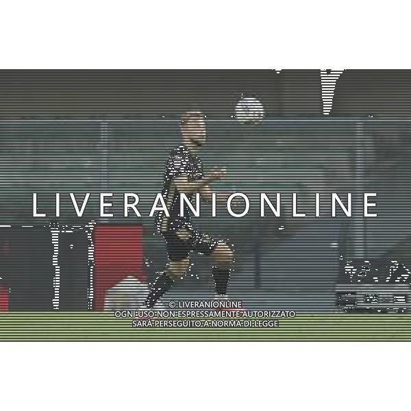 Casper Tengstedt of Hellas Verona FC play the ball during Hellas Verona FC vs Cesena FC, round of 32° Coppa Italia Frecciarossa 2024-25, at MarcAntonio Bentegodi stadium in Verona (VR), Italy, on August 10, 2024. (Photo by Davide Casentini)/AGENZIA ALDO LIVERANI SAS
