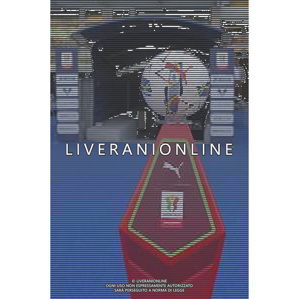 The ball of the match during Hellas Verona FC vs Cesena FC, round of 32° Coppa Italia Frecciarossa 2024-25, at MarcAntonio Bentegodi stadium in Verona (VR), Italy, on August 10, 2024. (Photo by Davide Casentini)/AGENZIA ALDO LIVERANI SAS
