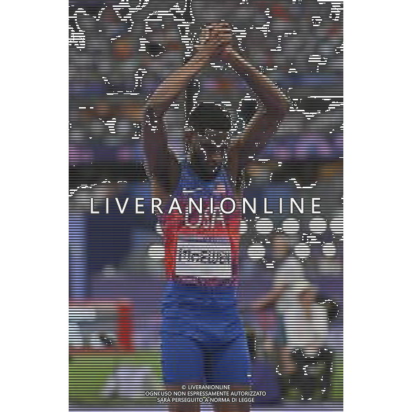 Olimpiadi Parigi 2024 - Atletica nella foto Shelby McEwen (USA) Parigi (FRA) 10-08-2024 Stade de France Atletica Leggera Finale salto in alto maschile foto Roberto Garavaglia/Agenzia Aldo Liverani sas