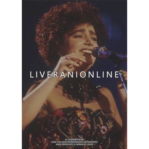 MIA MARTINI, detta MIMI\', cantante italiana - RETROSPETTIVA nella foto al Festival di Sanremo nel 1990 ©ARCHIVIO / AGENZIA ALDO LIVERANI SAS
