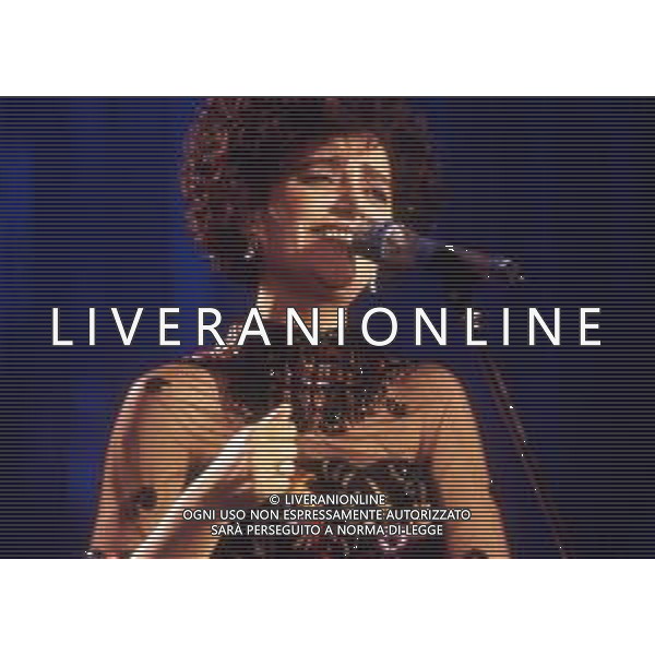 MIA MARTINI, detta MIMI\', cantante italiana - RETROSPETTIVA nella foto al Festival di Sanremo nel 1990 ©ARCHIVIO / AGENZIA ALDO LIVERANI SAS