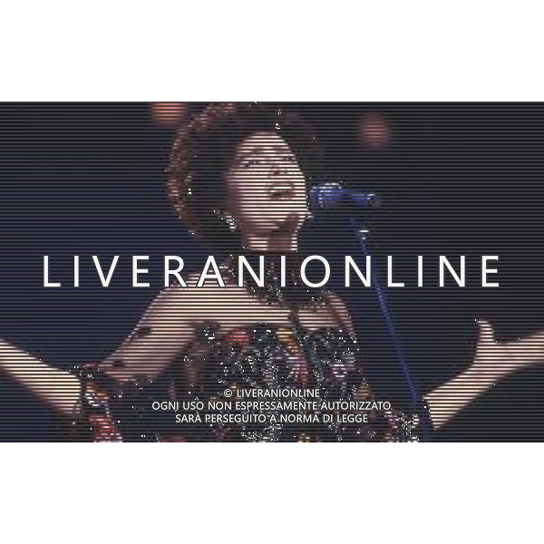 MIA MARTINI, detta MIMI\', cantante italiana - RETROSPETTIVA nella foto al Festival di Sanremo nel 1990 ©ARCHIVIO / AGENZIA ALDO LIVERANI SAS