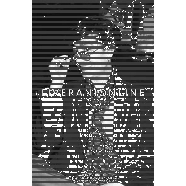 Neg- RETROSPETTIVA MIA MARTINI CANTANTE NELLA FOTO ALLA CONFERENZA STAMPA DI PRESENTAZIONE DEL CONCERTO AL TEATRO NAZIONALE DI MILANO NELL\'ANNO 1992 ©DFP / AGENZIA ALDO LIVERANI SAS