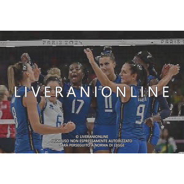 Olimpiadi Parigi 2024 - Pallavolo nella foto esultanza Italia Parigi (FRA) 11-08-2024 Arena Parigi Sud Pallavolo femminile - Finale per la medaglia d\'oro Stati Uniti vs Italia foto Roberto Garavaglia/Agenzia Aldo Liverani sas