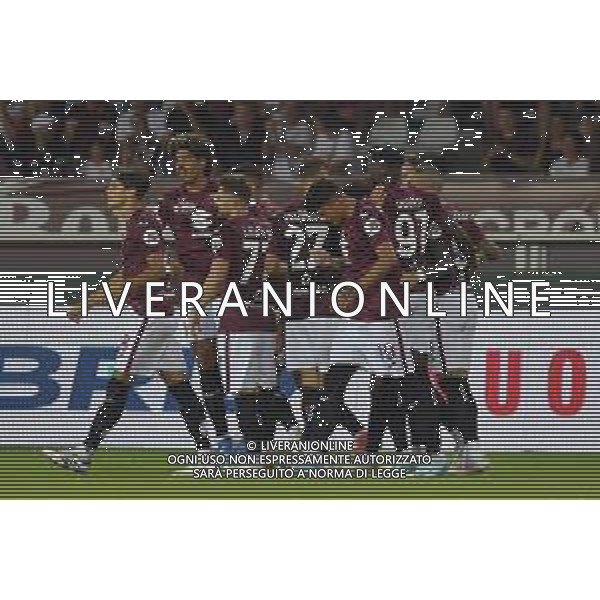 TVMV-Torino 11.08.2024 Stadio Grande Torino Manuela Viganti/Ag. Aldo Liverani sas orino vs Cosenza Coppa Italia Frecciarossa 2024/2025 Trentaduesimi Nella foto: esultanza torino dopo l\'autogol di michele camporese ©VIGANTI/ AGENZIA ALDO LIVERANI SAS
