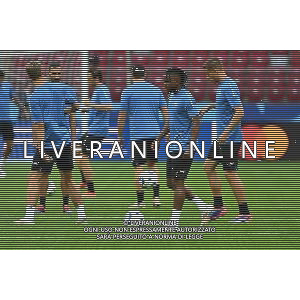 TVRG Real Madrid vs Atalanta nella foto allenamento Atalanta Ademola Lookman (Atalanta) Varsavia (POL) 13-08-2024 Stadio Narodowy Finale UEFA Super Cup foto Roberto Garavaglia/Agenzia Aldo Liverani sas