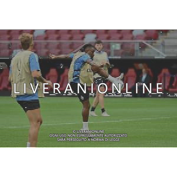TVRG Real Madrid vs Atalanta nella foto allenamento Atalanta Ademola Lookman (Atalanta) Varsavia (POL) 13-08-2024 Stadio Narodowy Finale UEFA Super Cup foto Roberto Garavaglia/Agenzia Aldo Liverani sas