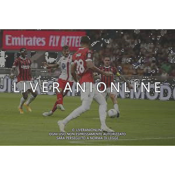 Daniel Maldini of AC Monza scores a goal during AC Milan vs AC Monza , 2° edition of "Trofeo Berlusconi", frendly match pre-season, at Giuseppe Meazza - San Siro stadium of Milano (MI), Italy, on August 13, 2024. (Photo by Davide Casentini)/ AGENZIA ALDO LIVERANI SAS