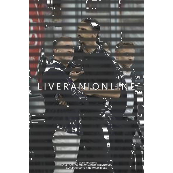 Zlatan Ibrahimovic Advisor of AC Milan speaks to Gerry Cardinale Chairman of AC Milan during AC Milan vs AC Monza , 2° edition of "Trofeo Berlusconi", frendly match pre-season, at Giuseppe Meazza - San Siro stadium of Milano (MI), Italy, on August 13, 2024. (Photo by Davide Casentini)/ AGENZIA ALDO LIVERANI SAS