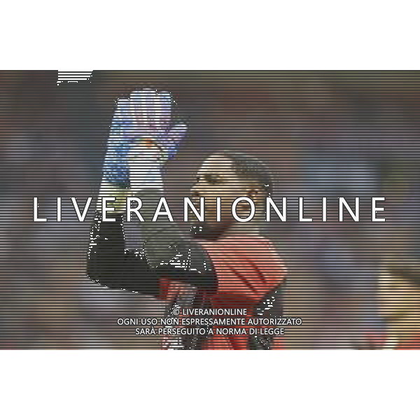 Mike Maignan of AC Milan during AC Milan vs AC Monza , 2° edition of "Trofeo Berlusconi", frendly match pre-season, at Giuseppe Meazza - San Siro stadium of Milano (MI), Italy, on August 13, 2024. (Photo by Davide Casentini)/ AGENZIA ALDO LIVERANI SAS